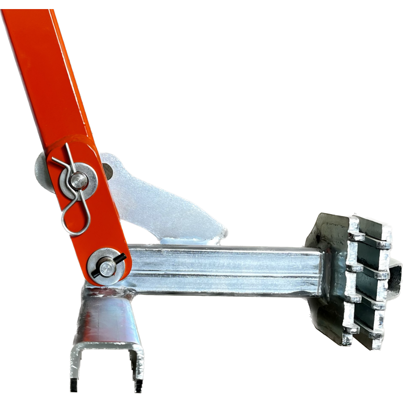 Estrattore di pali Estrattore per pali in legno con lama antiscivolo seghettata, strumento per la rimozione di ceppi di arbusti da giardino per cortili/agricolture/appaltatori(L 92cm (36 1/5 in