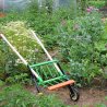 Mole gardener with fixed counter teeth