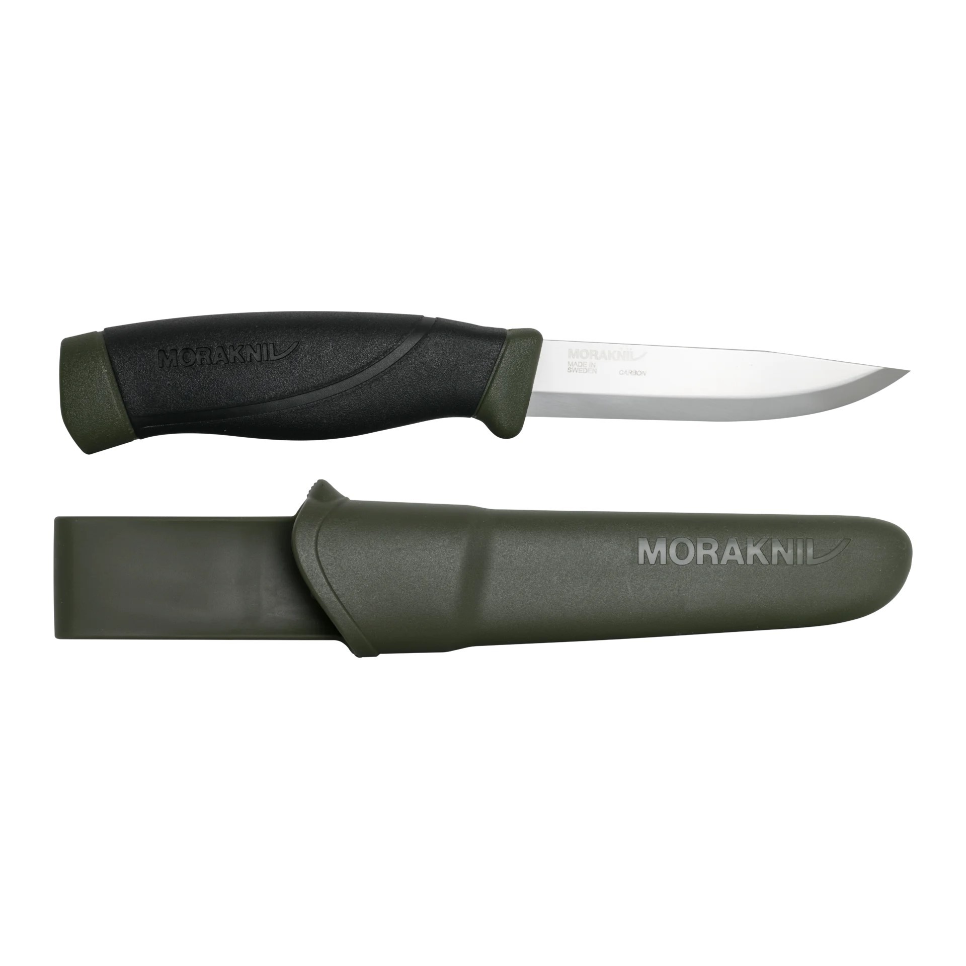 POIGNARD MORA COMPANION HEAVY DUTY MG NOIR/KAKI CARBONE - Couteaux droits et fixes (6676087