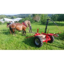 Maßgefertigtes Vordergestell Pferdemähwerk – Busatis/ESM-Mähbalken 1,65 m, Hergestellt im Aveyron