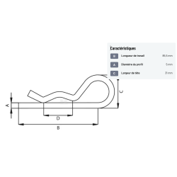 copy of Contre dents 285 mm