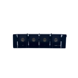 Premere i tappi con una mano.