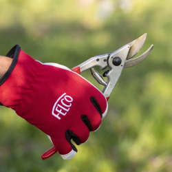 Gants Felco 702 – Gants de Travail Cuir Renforcé et Spandex pour Taille Intensive, Tailles S à XL