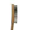 Osborn HG301A3 3-Row Wire Brush – Garden & Workshop Tool Cleaning, 295 mm