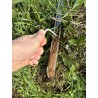 Trivella in acciaio inox da 1 m – campione di terreno nel tubo con fessura