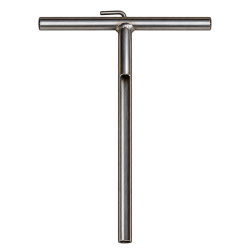 1 m stainless steel soil auger – T-handle welded to the slotted tube