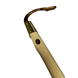 Houe De Jardin XMRISE - Outil Acier Pour Désherber, Aérer, Cultiver - Lame Tranchante, Manche Bois Ergonomique - 37 Cm De Long - Parfait Potager, Jardinage